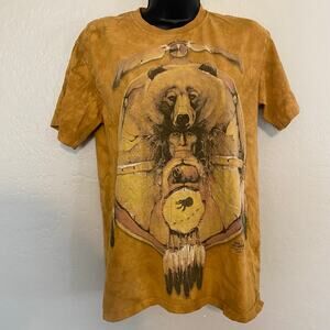The Mountain T-Shirt Size Small Bear Dreamcatcher Feather Native Indigenous